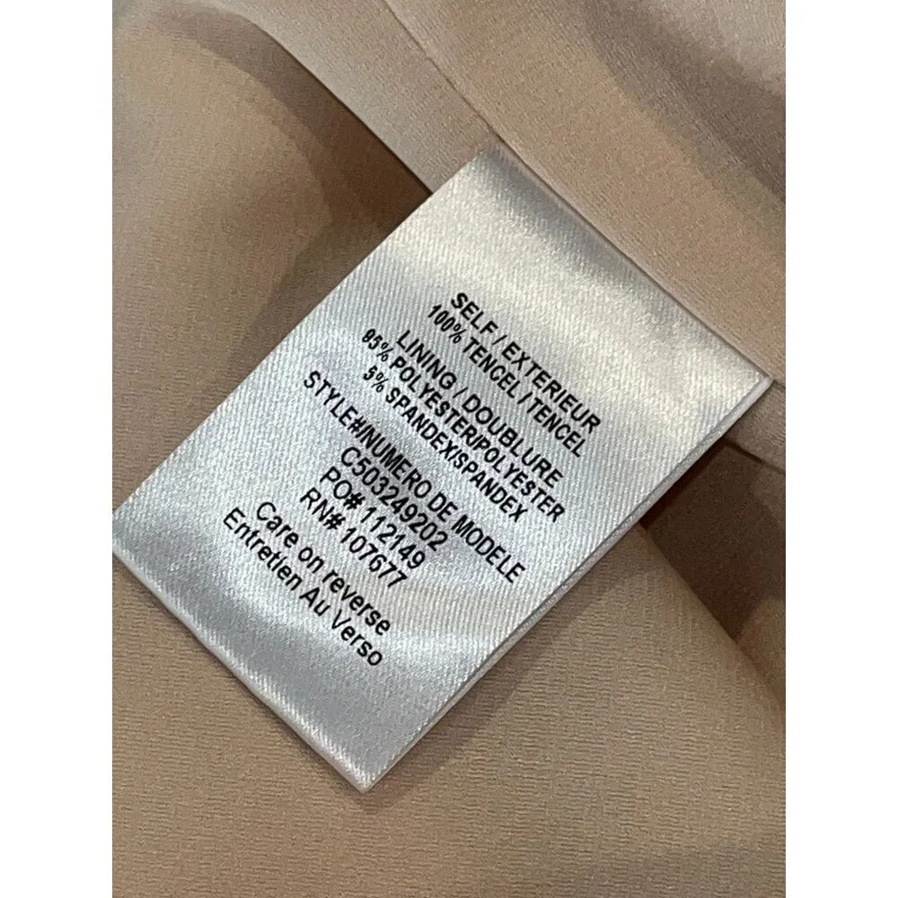 Alice + Olivia Womens Camel Blazer Size M
